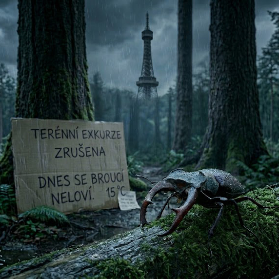 Exkurze za petřínskými roháči zrušena! 10.6.